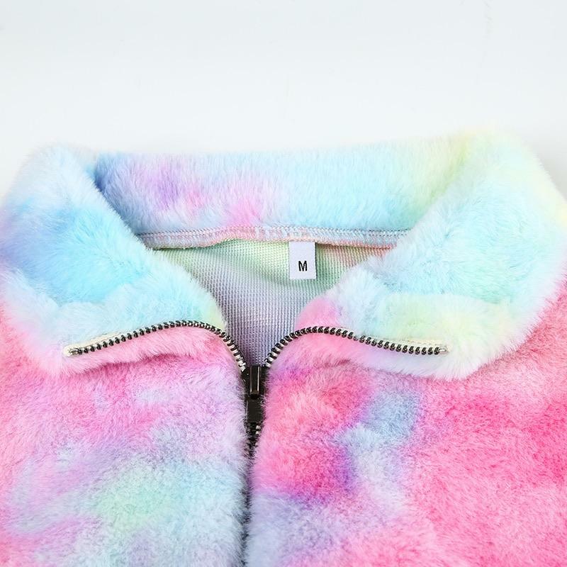 Y2K Pastel Teddy Bear Jacket - Retro 90s Grunge, Summer Y2K Outfits, Baby Tees, and Y2