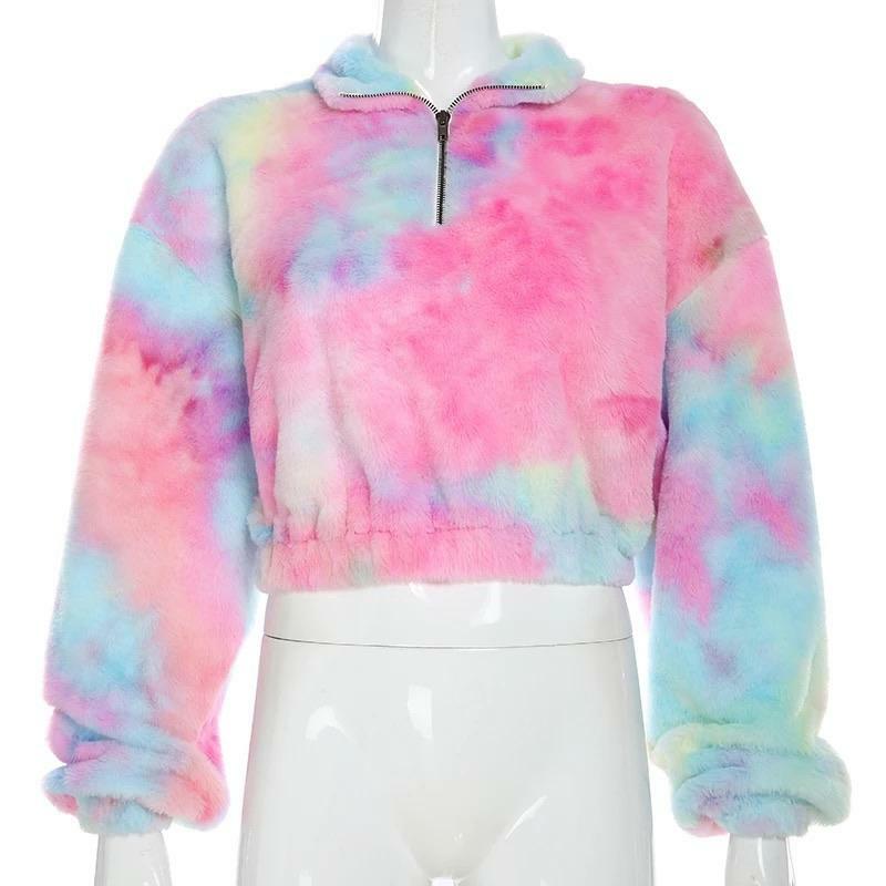 Y2K Pastel Teddy Bear Jacket - Retro 90s Grunge, Summer Y2K Outfits, Baby Tees, and Y2