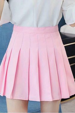 Y2K Pastel Tennis Skirt - Retro 90s Grunge, Summer Y2K Outfits, Popstar & Party Ready