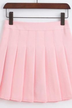 Y2K Pastel Tennis Skirt - Retro 90s Grunge, Summer Y2K Outfits, Popstar & Party Ready