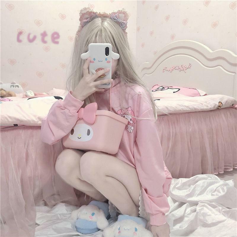 Y2K Pink Anime Hoodie - Retro 90s Grunge, Summer Y2K Outfits, Pastel Goth, Y2K Club Fashion