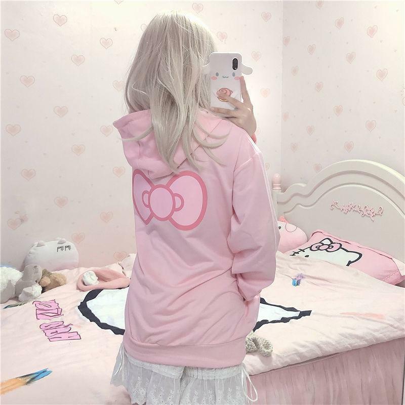 Y2K Pink Anime Hoodie - Retro 90s Grunge, Summer Y2K Outfits, Pastel Goth, Y2K Club Fashion