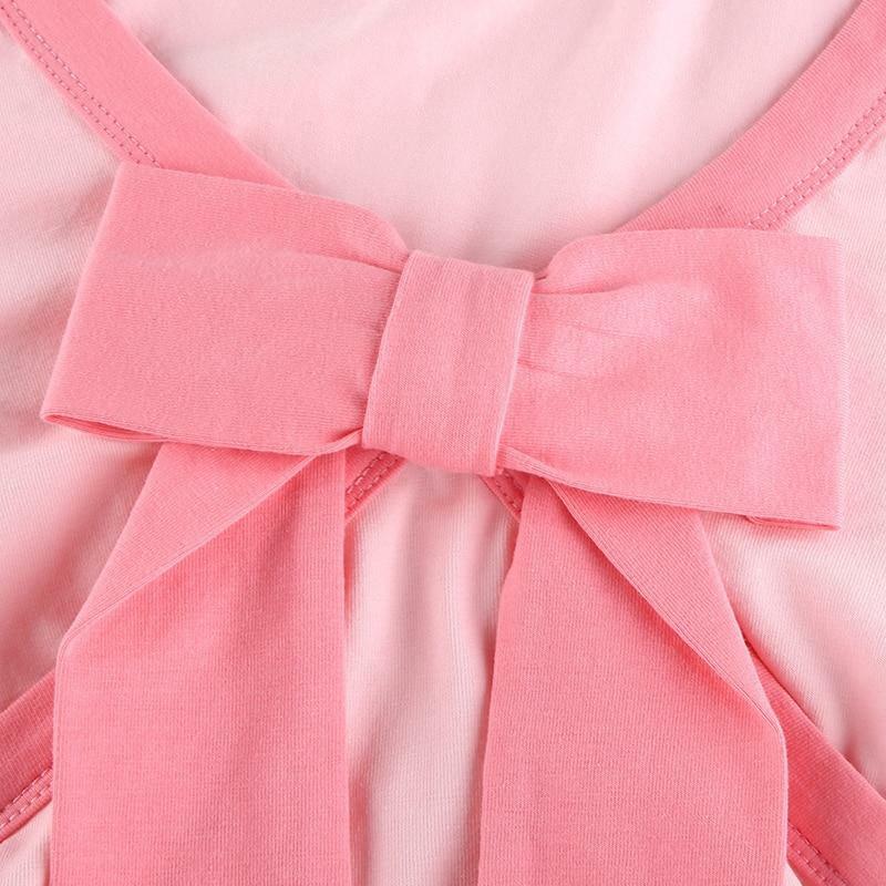Y2K Pink Bow Crop Top - 90s Grunge, Retro Summer, Pastel Goth, Party & Club Outfits