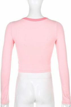 Y2K Pink Bow Crop Top - 90s Grunge, Retro Summer, Pastel Goth, Party & Club Outfits