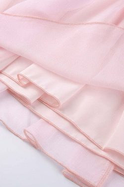 Y2K Pink Corset Mini Dress Set - 90s Grunge, Retro, Pastel Goth, Y2K Party & Club Outfits