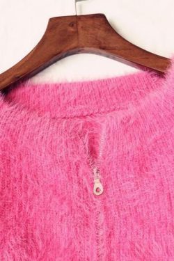 Y2K Pink Fur Crop Top - 90s Grunge, Retro Summer, Party & Club Outfits, Baby Tees, Y2K