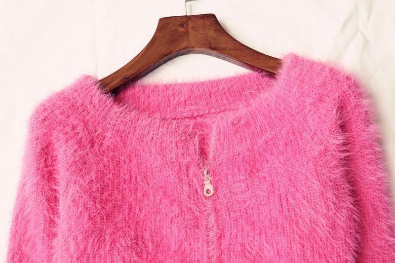 Y2K Pink Fur Crop Top - 90s Grunge, Retro Summer, Party & Club Outfits, Baby Tees, Y2K