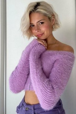 Y2K Pink Fur Crop Top - 90s Grunge, Retro Summer, Party & Club Outfits, Baby Tees, Y2K