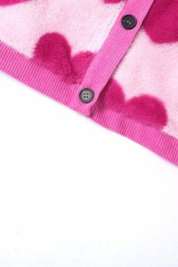 Y2K Pink Hearts Soft Jacket - Retro 90s Grunge, Summer Y2K Outfits, Pastel Goth Fashion