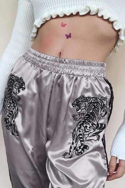 Y2K Pink Hip Hop Pants - 90s Grunge, Retro Style, Summer Y2K Outfits, Y2K Fashion Essentials