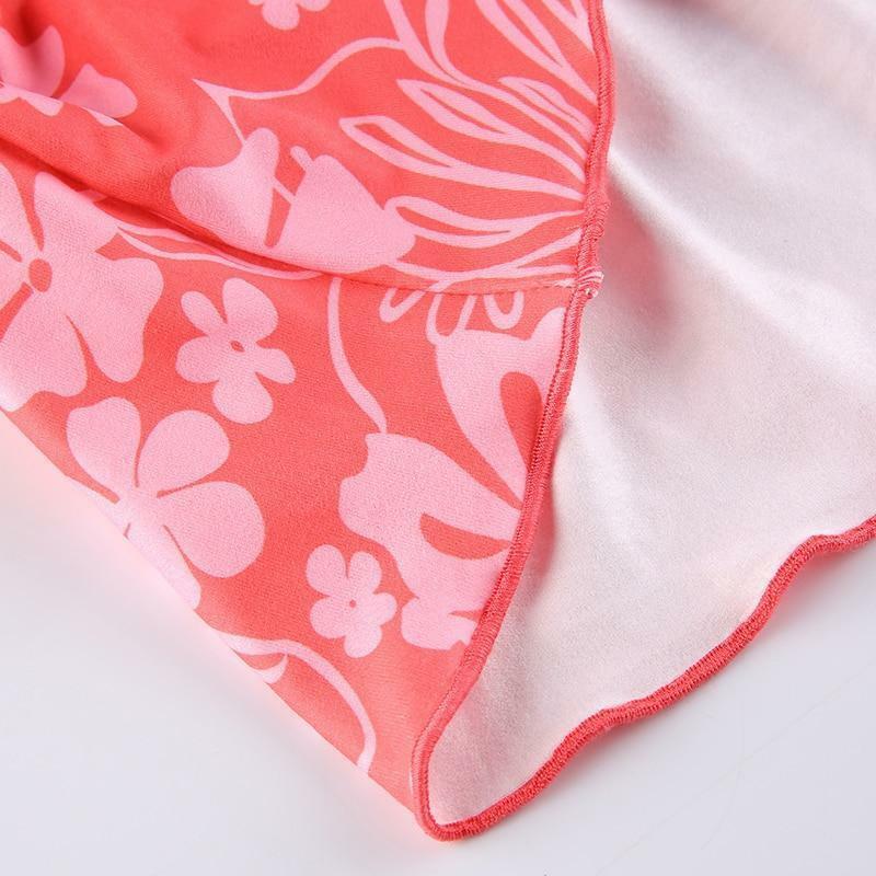 Y2K Pink Ruffle Skirt - 90s Grunge, Retro Summer, Pastel Goth, Y2K Party & Club Outfits