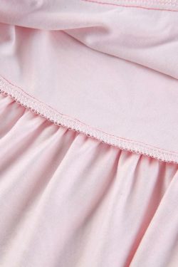 Y2K Pink Ruffle Skirt - 90s Grunge, Retro Summer, Pastel Goth, Y2K Party & Club Outfits