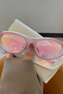 Y2K Pink Sunglasses - Retro 90s Grunge, Y2K Summer & Party Outfits, Y2K Fashion Accessories