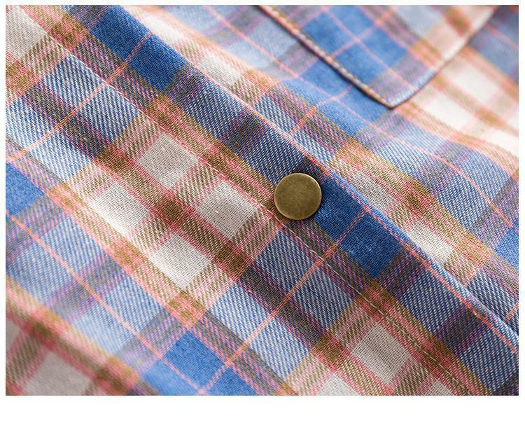 Y2K Plaid Button Up Shirt - 90s Grunge, Retro Summer Outfit, Y2K Fashion for Women