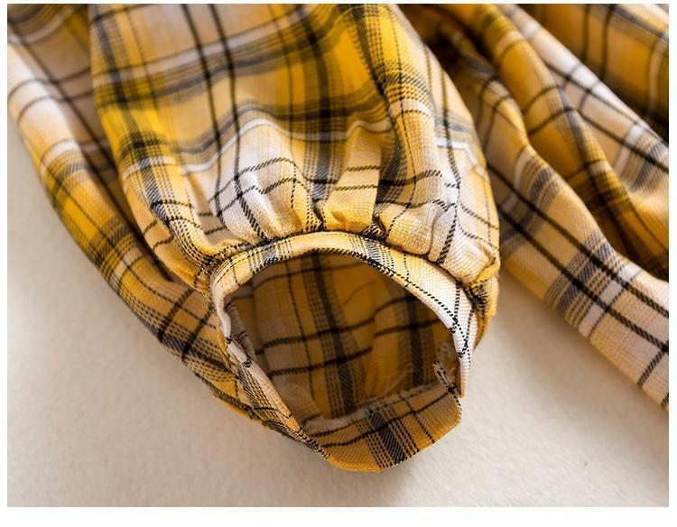 Y2K Plaid Button Up Shirt - 90s Grunge, Retro Summer Outfit, Y2K Fashion for Women