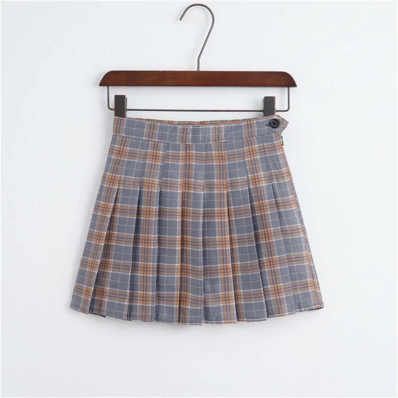 Y2K Pleated Kawaii Skirt� - Retro 90s Grunge, Pastel Goth, Summer & Party Outfits
