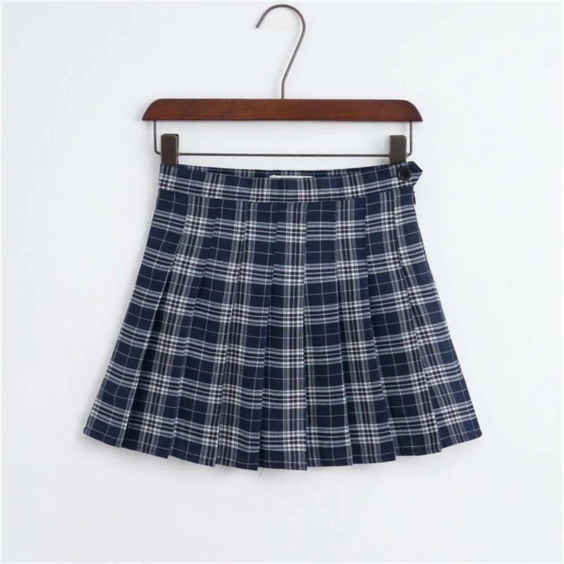 Y2K Pleated Kawaii Skirt� - Retro 90s Grunge, Pastel Goth, Summer & Party Outfits