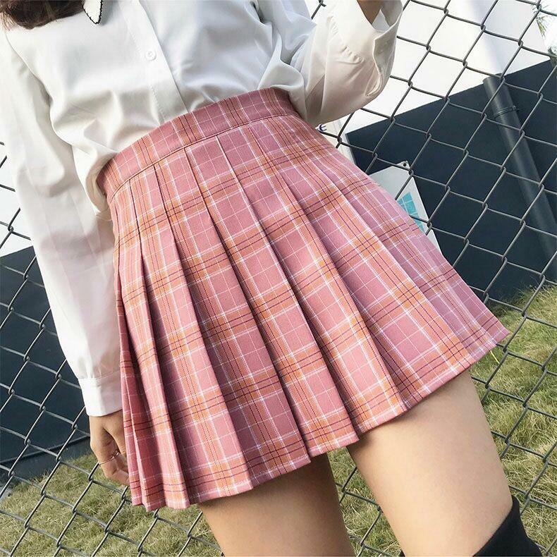 Y2K Pleated Kawaii Skirt� - Retro 90s Grunge, Pastel Goth, Summer & Party Outfits