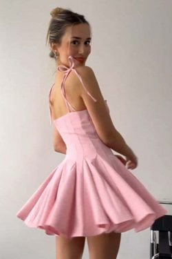 Y2K Pleated Mini Dress - 90s Grunge Summer Outfit, Retro Y2K Fashion for Parties and Clubs