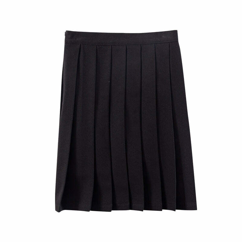 Y2K Pleated Skirt - Retro 90s Grunge, Summer Outfits, Gothic Y2K, Pastel Goth Fashion