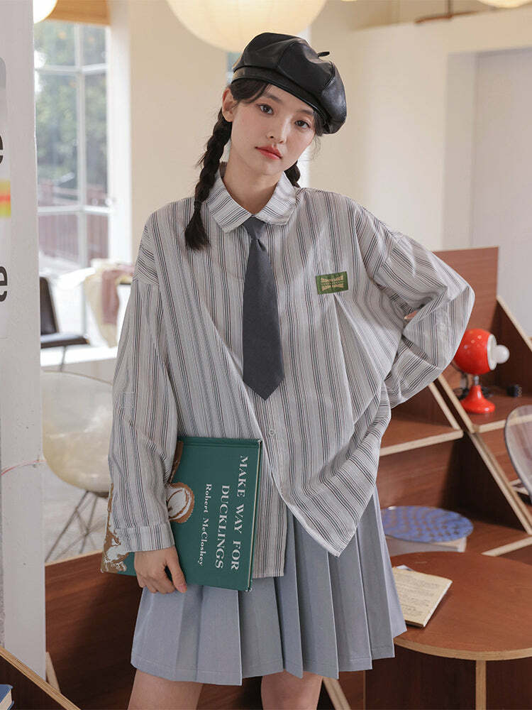 Y2K Pleated Skirt - Retro 90s Grunge, Summer Outfits, Gothic Y2K, Pastel Goth Fashion
