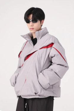Y2K Puffer Jacket - Retro 90s Grunge, Summer Y2K Outfits, Y2K Club & Party Fashion