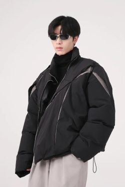Y2K Puffer Jacket - Retro 90s Grunge, Summer Y2K Outfits, Y2K Club & Party Fashion