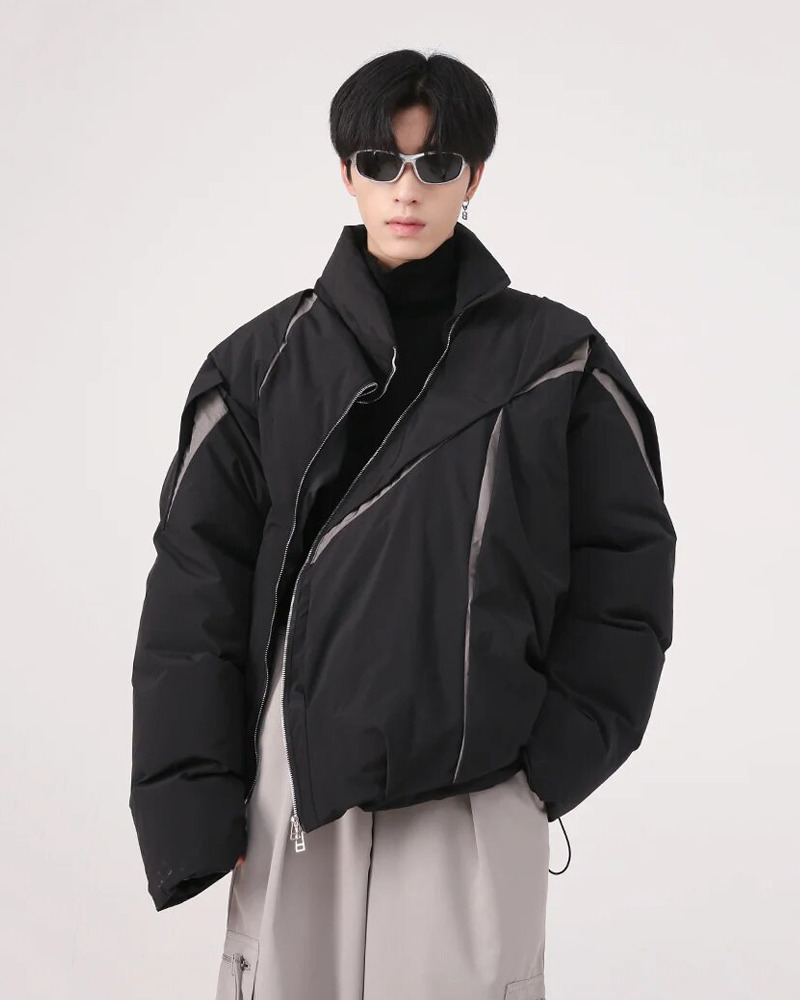 Y2K Puffer Jacket - Retro 90s Grunge, Summer Y2K Outfits, Y2K Club & Party Fashion