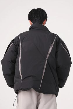 Y2K Puffer Jacket - Retro 90s Grunge, Summer Y2K Outfits, Y2K Club & Party Fashion