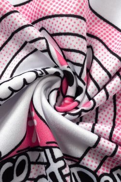 Y2K Rabbit Crop Top - Retro 90s Grunge, Summer Y2K Outfits, Pastel Goth, Y2K Party Fashion
