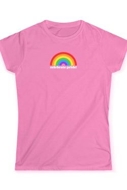 Y2K Rainbow Girly T-Shirt - Retro 90s Grunge, Summer Y2K Outfits, Pastel Goth Fashion