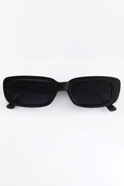 Y2K Rectangle Sunglasses - Retro 90s Grunge, Y2K Summer & Party Outfits, Hip Hop Fashion