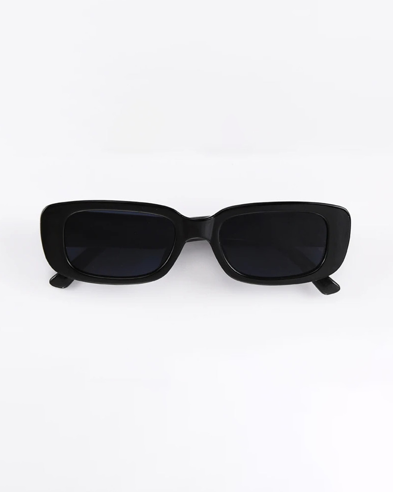Y2K Rectangle Sunglasses - Retro 90s Grunge, Y2K Summer & Party Outfits, Hip Hop Fashion