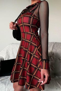 Y2K Red Mini Dress with Spaghetti Straps - 90s Grunge Summer Outfit, Retro Party Fashion