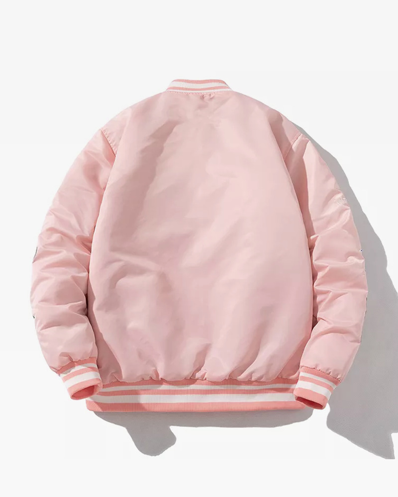 Y2K Retro Bomber Jacket - 90s Grunge, Summer Outfits, Y2K Party & Club Fashion