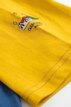 Y2K Retro Color Patch T-Shirt - 90s Grunge, Summer Outfits, Y2K Fashion, Baby Tees, Pastel