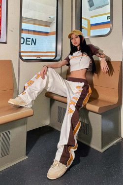 Y2K Retro Crop Top + Pants Set: 90s Grunge, Summer Outfits, Y2K Party, Pastel Goth