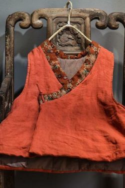 Y2K Retro Linen Patchwork Padded Vest Top - 90s Grunge, Summer Outfits, Y2K Fashion