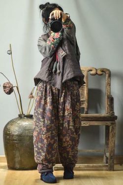 Y2K Retro Linen Patchwork Padded Vest Top - 90s Grunge, Summer Outfits, Y2K Fashion