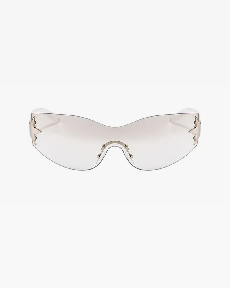 Y2K Rimless Sunglasses - Retro 90s Fashion, Grunge, Y2K Party, and Summer Outfits Accessory