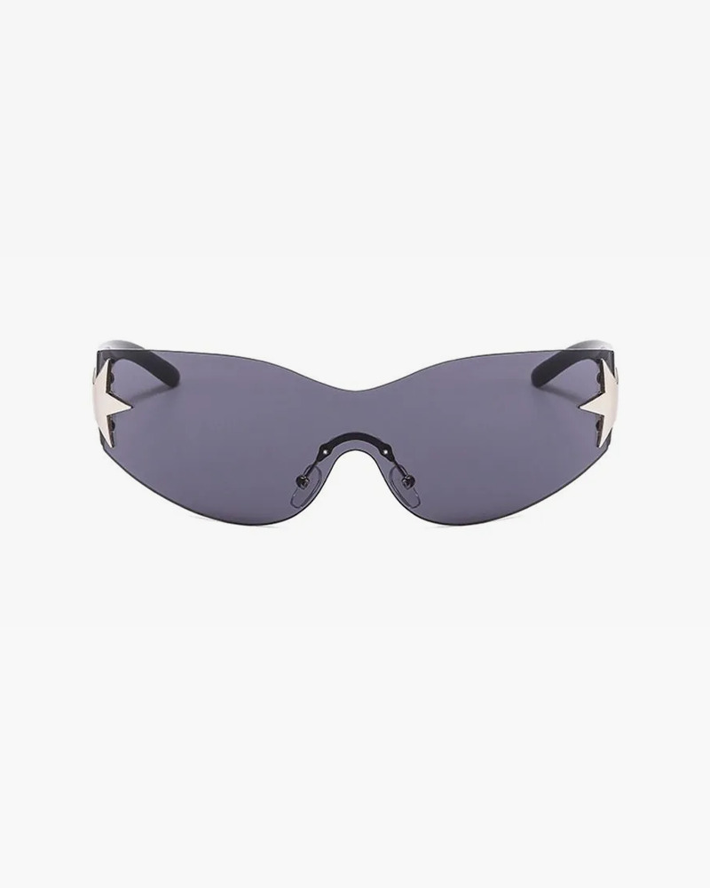 Y2K Rimless Sunglasses - Retro 90s Fashion, Grunge, Y2K Party, and Summer Outfits Accessory