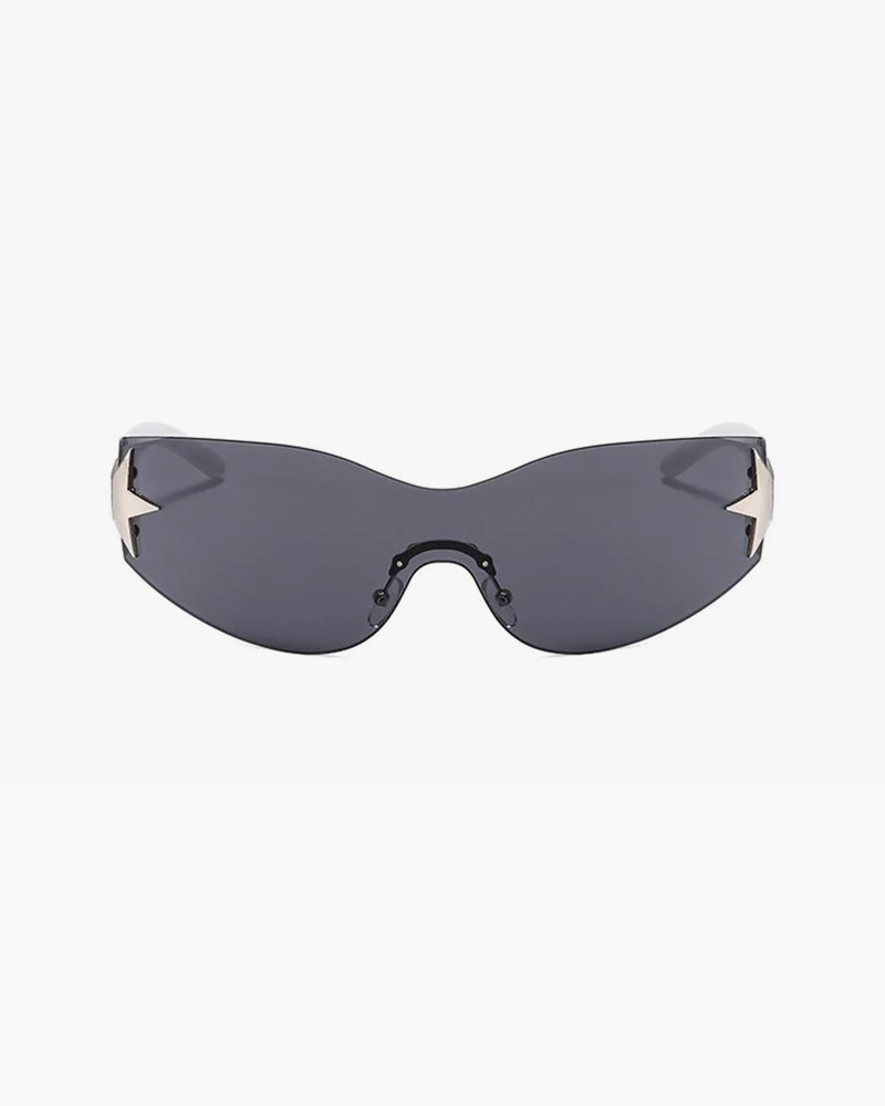 Y2K Rimless Sunglasses - Retro 90s Fashion, Grunge, Y2K Party, and Summer Outfits Accessory