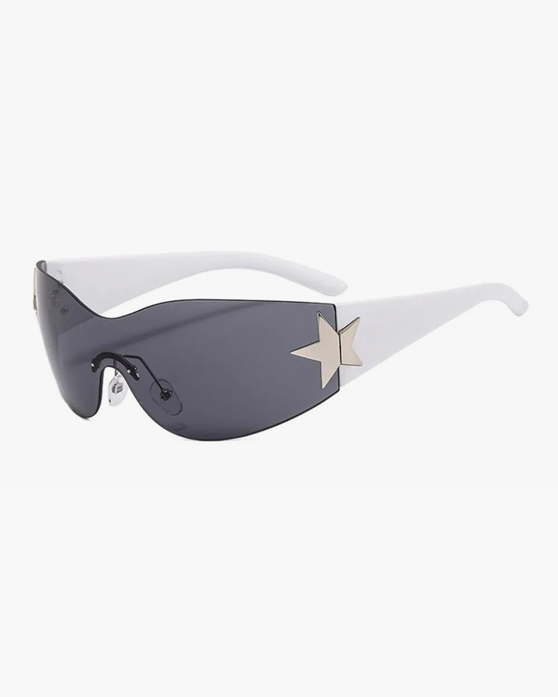 Y2K Rimless Sunglasses - Retro 90s Fashion, Grunge, Y2K Party, and Summer Outfits Accessory
