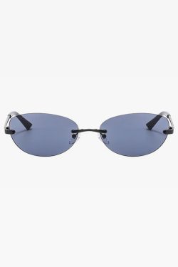 Y2K Rimless Sunglasses - Retro 90s Grunge, Hip Hop, and Pastel Goth Fashion for Women