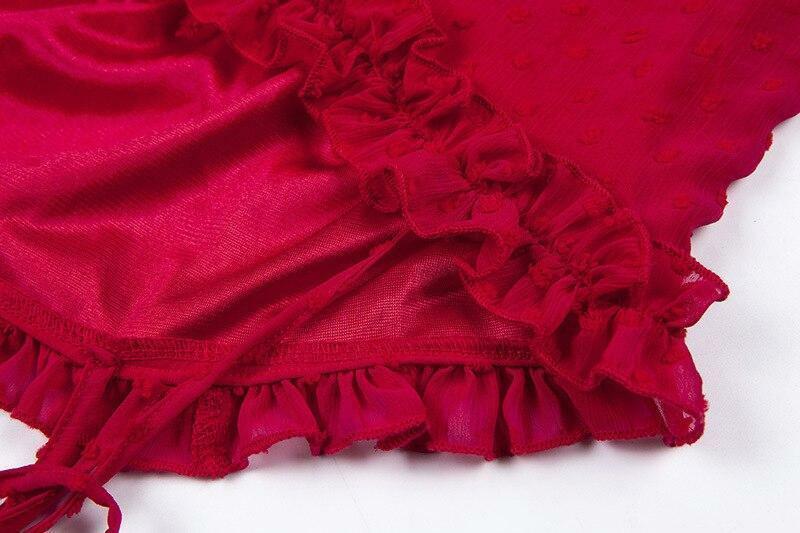 Y2K Ruched Red Mini Dress - 90s Grunge Summer Outfit, Retro Party & Club Fashion