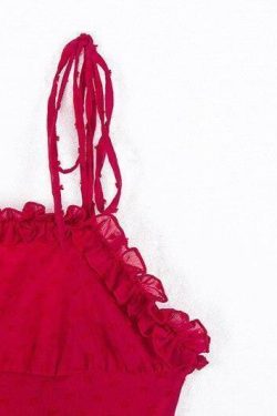 Y2K Ruched Red Mini Dress - 90s Grunge Summer Outfit, Retro Party & Club Fashion