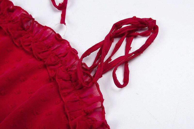 Y2K Ruched Red Mini Dress - 90s Grunge Summer Outfit, Retro Party & Club Fashion