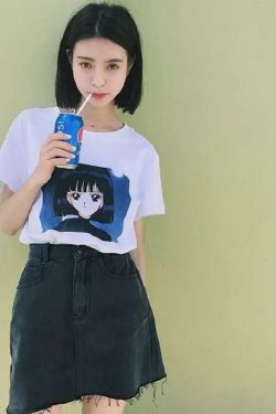 Y2K Sailor Moon Harajuku T-Shirt - 90s Grunge, Retro, Pastel Goth, Y2K Popstar,
