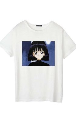 Y2K Sailor Moon Harajuku T-Shirt - 90s Grunge, Retro, Pastel Goth, Y2K Popstar,