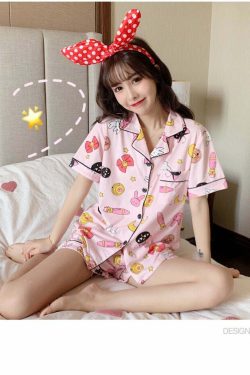 Y2K Sailor Moon Loungewear Set - 90s Grunge, Retro, Pastel Goth, Summer Outfits for Women